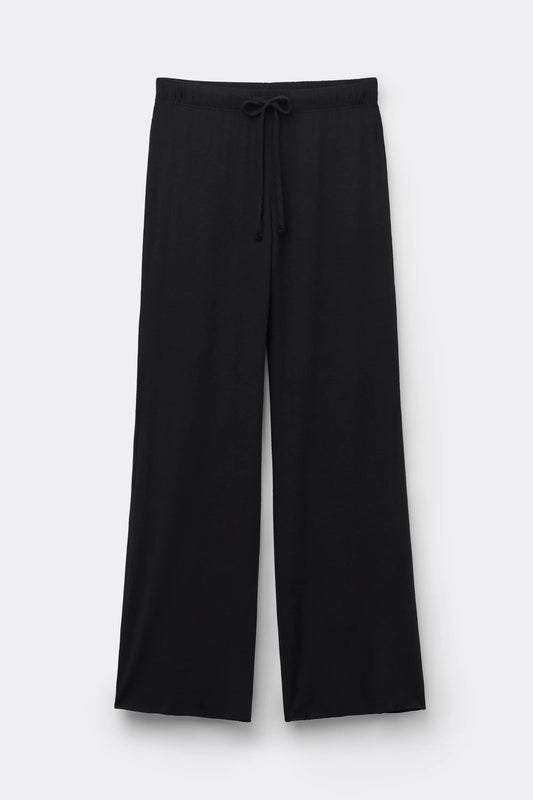 Modal and Cashmere Long Palazzo Pants