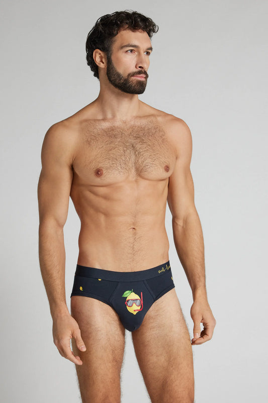 “Sub-Lime” Print Superior Cotton Briefs