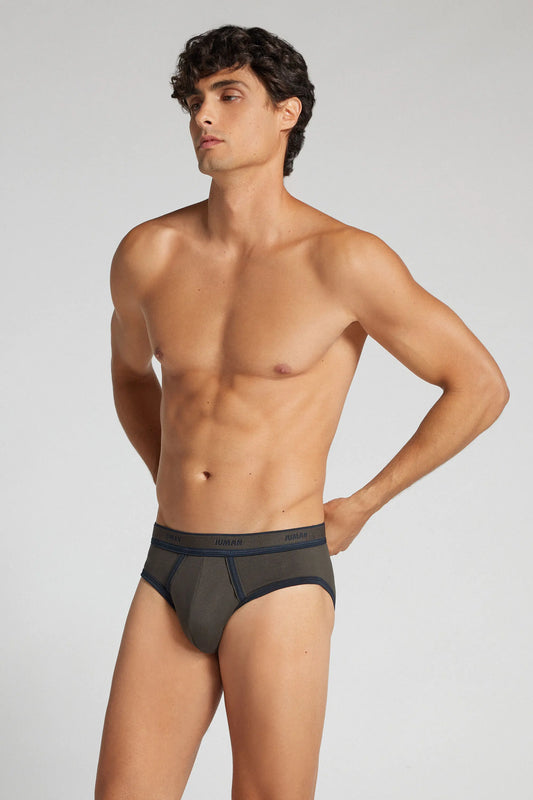 Men’s Superior Cotton Briefs with Logo