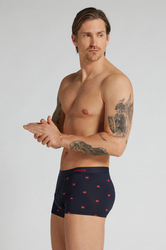 Crab Print Superior Cotton Boxers