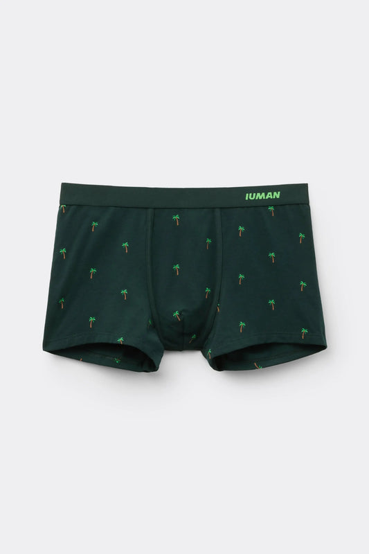 Palm Tree Print Superior Cotton Boxers